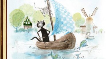 Avontuur met boekje ‘Poes wil een boot’ in het Openluchtmuseum Avontuur met boekje ‘Poes wil een boot’ in het Openluchtmuseum