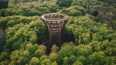 Zelf plukken, klimmen en slapen in stijl in Deens Camp Adventure