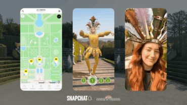 Snapchat laat bezoekers dansen door de tijd in Versailles