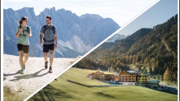 Vanuit dit hotel kun je onder begeleiding aan een Dolomieten-avontuur beginnen Vanuit dit hotel kun je onder begeleiding aan een Dolomieten-avontuur beginnen