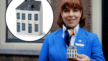 Leiden centraal in nieuw KLM-huisje voor 106e verjaardag