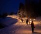 La Rosière opent winterseizoen met fakkeltochten en vers gevallen sneeuw La Rosière opent winterseizoen met fakkeltochten en vers gevallen sneeuw