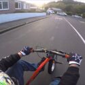 Racen vanaf steilste straat ter wereld