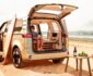 Opblaasbare kitchenette en flexibel bed voor VW California Opblaasbare kitchenette en flexibel bed voor VW California